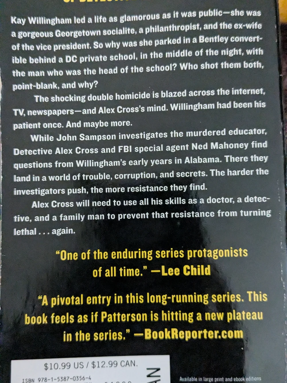 James Patterson Deadly Cross –